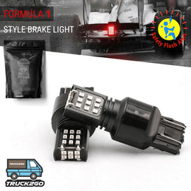 7443 / 7440 F1 Style Flashing Brake 2016-Chip 24 LED Light Bulbs (Red) LED Accessories Truck2go 