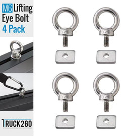 Truck2go Truck bed cover T-slot track tie down anchor bolt