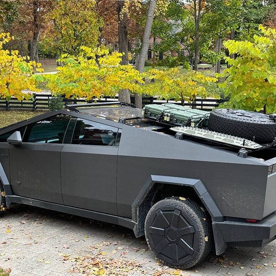 2024+ Tesla CyberTruck Aluminum Molle Panels for Crossbars & Roof Racks