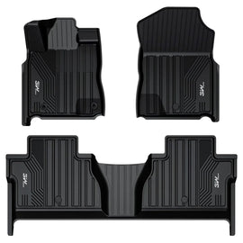 3WLiners 2014-2021 Toyota Tundra CrewMax Cab TPE Material & All-Weather Protection Custom Floor Mats Floor Mats 3WLiners 