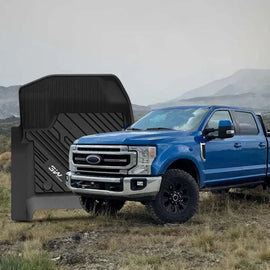 3WLiners 2017-2024 Ford F-250 / F-350 / F-450 / F-550 Super Duty Crew Cab TPE Material & All-Weather Protection Custom Floor Mats 3WLiners 