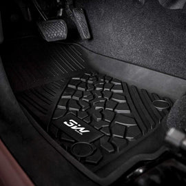 3WLiners 2018-2024 JEEP Wrangler JLU TPE Material & All-Weather Protection Custom Floor Mats + Trunk Mat 3WLiners 