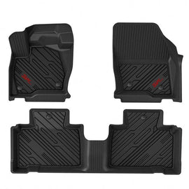 3WLiners 2020-2023 Ford Ranger Crew Cab TPE Material & All-Weather Protection Custom Floor Mats 3WLiners 