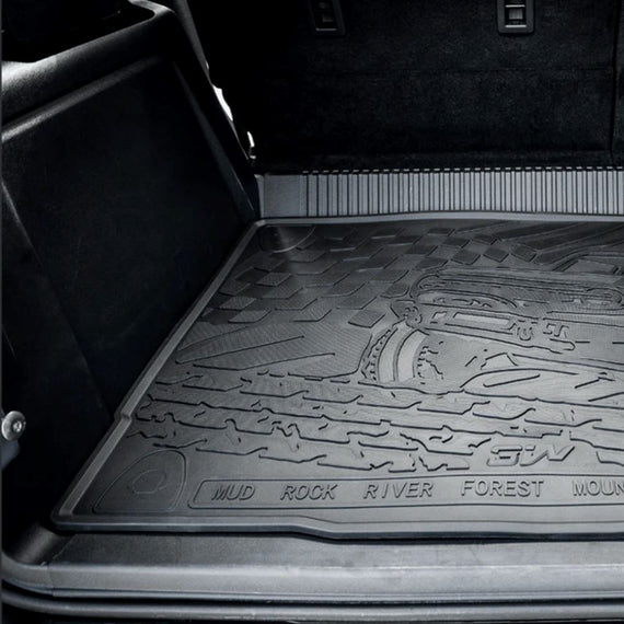 3WLiners 2021-2024 Ford Bronco 4-Door TPE Material & All-Weather Protection Custom Floor Mats + Trunk Mat