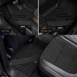 3WLiners 2021-2024 Ford Bronco Sport TPE Material & All-Weather Protection Custom Floor Mats Floor Mats 3WLiners 