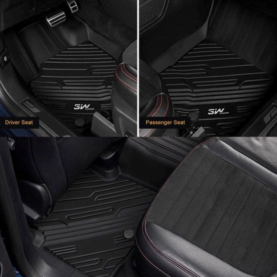 3WLiners 2021-2024 Ford Bronco Sport TPE Material & All-Weather Protection Custom Floor Mats