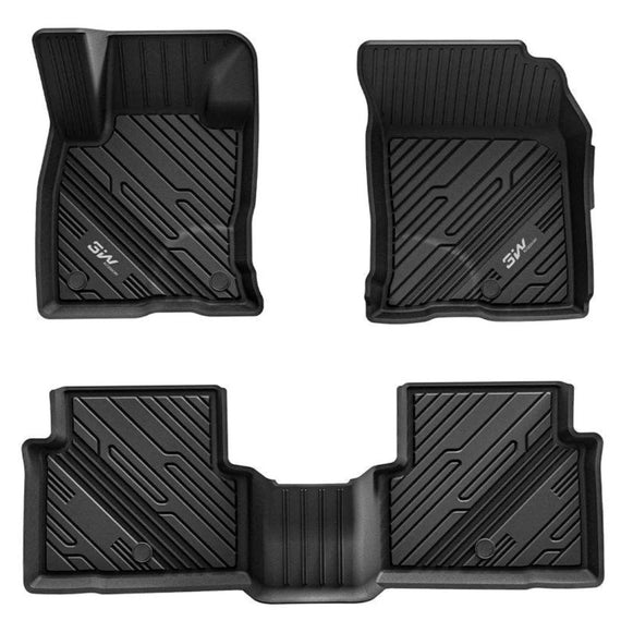 3WLiners 2021-2024 Ford Bronco Sport TPE Material & All-Weather Protection Custom Floor Mats