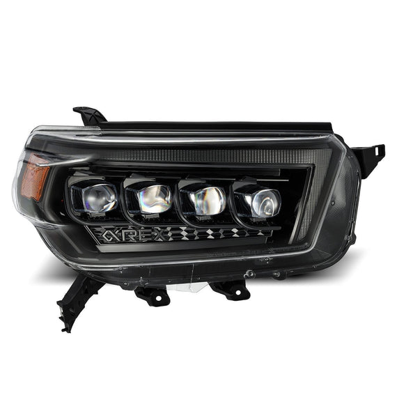 AlphaRex 2010-2013 Toyota 4Runner NOVA-Series LED Projector Headlights Alpha-Black