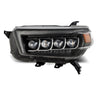 AlphaRex 2010-2013 Toyota 4Runner NOVA-Series LED Projector Headlights Black