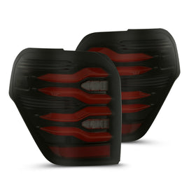 AlphaRex 2010-2023 Toyota 4Runner LUXX-Series LED Tail Lights Black-Red AlphaRex 