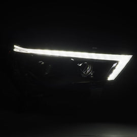 AlphaRex 2014-2020 Toyota 4Runner MK II PRO-Series Halogen Projector Headlights Alpha-Black AlphaRex 
