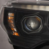 AlphaRex 2014-2020 Toyota 4Runner MK II PRO-Series Halogen Projector Headlights Alpha-Black