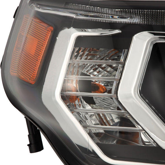AlphaRex 2014-2020 Toyota 4Runner MK II PRO-Series Halogen Projector Headlights Black