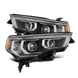 AlphaRex 2014-2020 Toyota 4Runner MK II PRO-Series Halogen Projector Headlights Black AlphaRex 