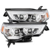 AlphaRex 2014-2020 Toyota 4Runner PRO-Series Halogen Projector Headlights Chrome