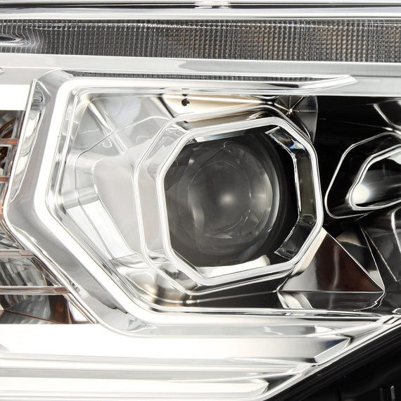 AlphaRex 2014-2023 Toyota 4Runner MK II LUXX-Series LED Projector Headlights Chrome