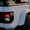 AlphaRex 2019-2024 JEEP Gladiator JT NOVA-Series Prismatic LED Tail Lights Black-Red