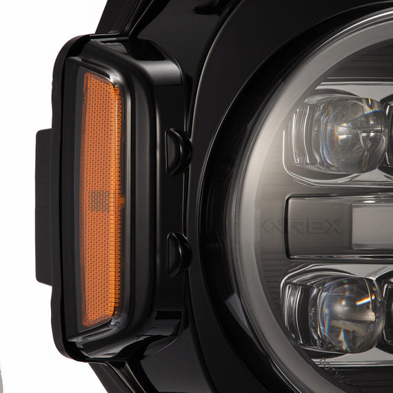 AlphaRex 2021-2024 Ford Bronco NOVA-Series LED Projector Headlights Black