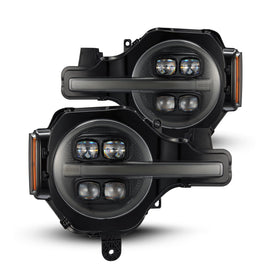 AlphaRex 2022-2023 Ford Bronco Raptor NOVA-Series LED Projector Headlights Alpha-Black AlphaRex 