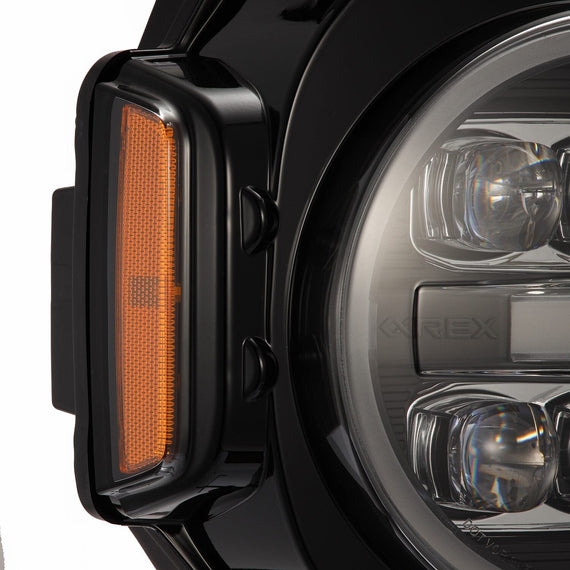 AlphaRex 2022-2024 Ford Bronco Raptor NOVA-Series LED Projector Headlights Black