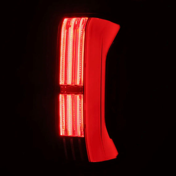 AlphaRex 2022-2024 Toyota Tundra NOVA-Series Prismatic LED Tail Lights Black Red