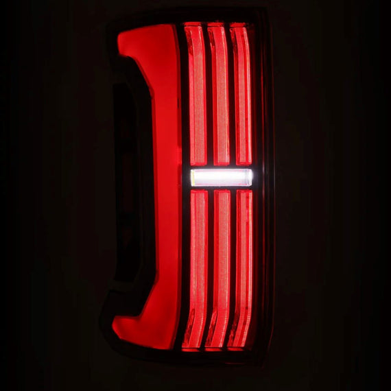 AlphaRex 2024+ Toyota Tacoma NOVA-Series Prismatic LED Tail Lights Black-Red