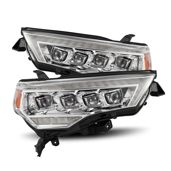 AlphRex 2014-2023 Toyota 4Runner MK II NOVA-Series LED Projector Headlights Chrome