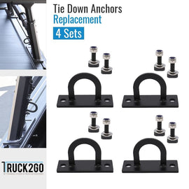 Aluminum Tie Down Anchors / Handles for Utility Ladder Rack Truck2go 