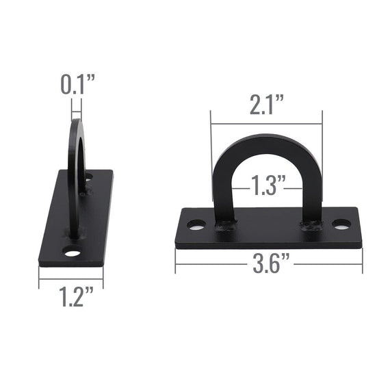 Aluminum Tie Down Anchors / Handles for Utility Ladder Rack
