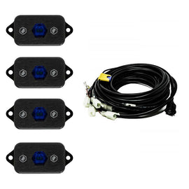 Baja Designs Exterior LED Rock Light Kit (4PCS) - Universal Baja Designs LED Rock Light Kit (4PCS) Blue 