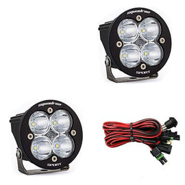 Baja Designs Squadron-R Sport Black LED Auxiliary LED Light Pod Pair - Universal Baja Designs Spot Clear 