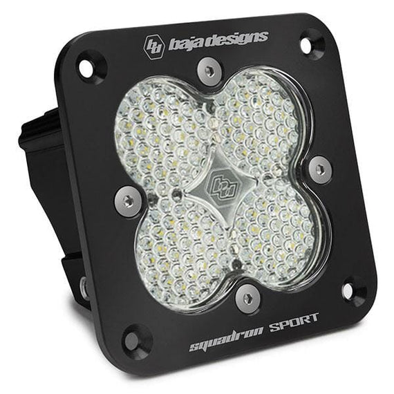 Baja Designs Squadron Sport Black Flush Mount LED Auxiliary LED Light Pod Single - Universal