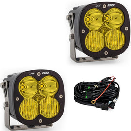 Baja Designs XL80 LED Auxiliary Light Pod Pair - Universal Baja Designs Driving/Combo Baja Amber 