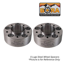 BORA 1987-1996 Ford Bronco Steel 1" Wheel Spacers (Bolt Pattern 5x139.7 / Hub Bore 87) (Sold by Pair) Bora 