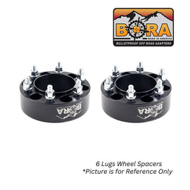 BORA 1995-2023 Toyota Tacoma 4x4 0.75 Inch Aluminum Wheel Spacers (Bolt Pattern 6x139.7 / Hub Bore 106) (Sold by Pair) Bora 