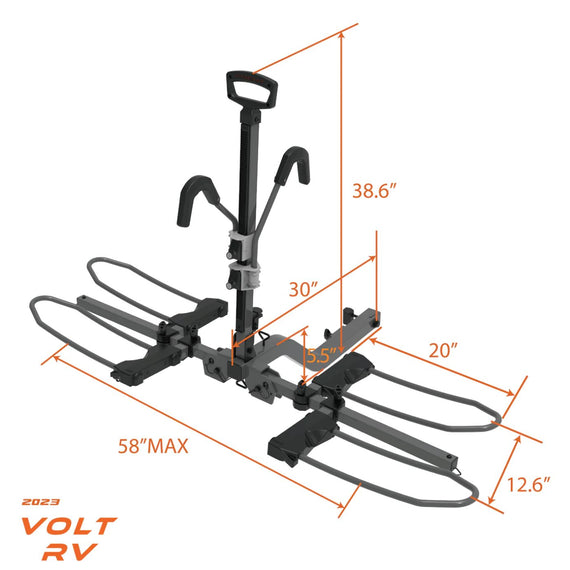 Hyperax 2023 VOLT RV Hitch Rack