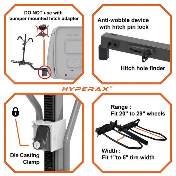 Hyperax 2023 VOLT RV Hitch Rack