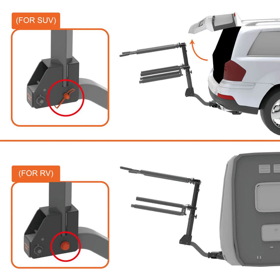 Hyperax Volt SKI Hitch Rack