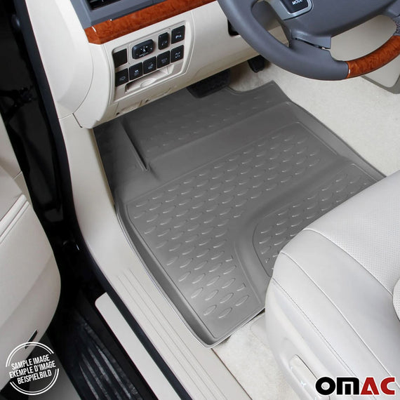 OMAC 2007-2013 Toyota Tundra Double Cab All Weather 3D Molded Classic Floor Mats Liner