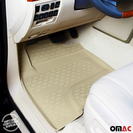 OMAC 2007-2013 Toyota Tundra DoubleCab / CrewMax 3D Molded Classic Floor Mats Liner OMAC 