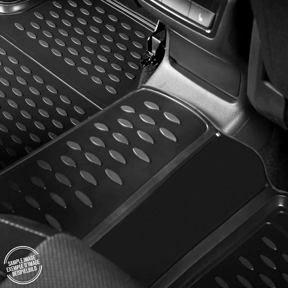 OMAC 2007-2014 GMC Sierra Crew Cab All Weather Molded 3D Classic Floor Mats Liner