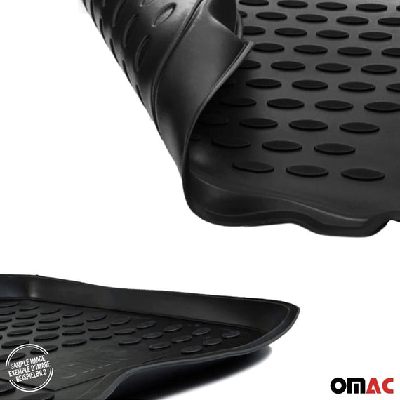 OMAC 2007-2014 GMC Sierra Crew Cab All Weather Molded 3D Classic Floor Mats Liner