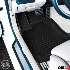 OMAC 2007-2014 GMC Sierra Crew Cab All Weather Molded 3D Classic Floor Mats Liner OMAC 