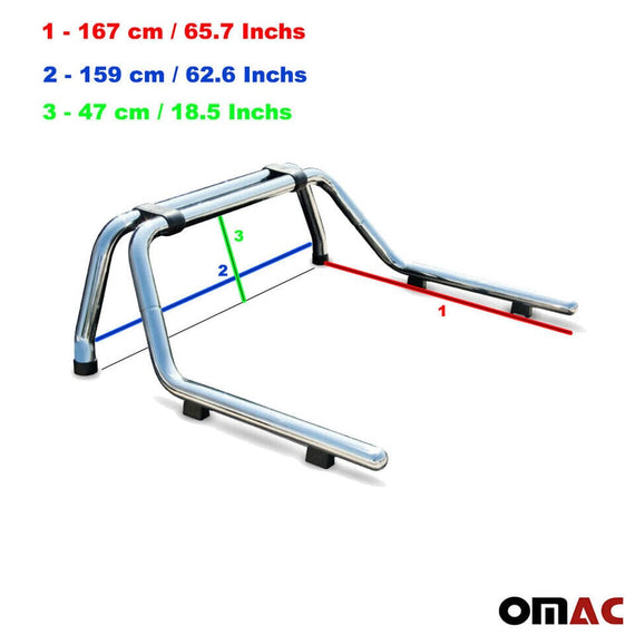 OMAC 2009-2014 Ford F-150 Off-Road Sports Bar Chase Rack (Mirror Polished Chrome)