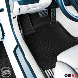 OMAC 2010-2015 Nissan Frontier CewCab All Weather 3D Molded Floor Mats Liner OMAC 