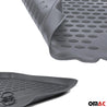 OMAC 2010-2018 Dodge RAM Trucks Crew Cab All Weather Molded 3D Classic Floor Mats Liner