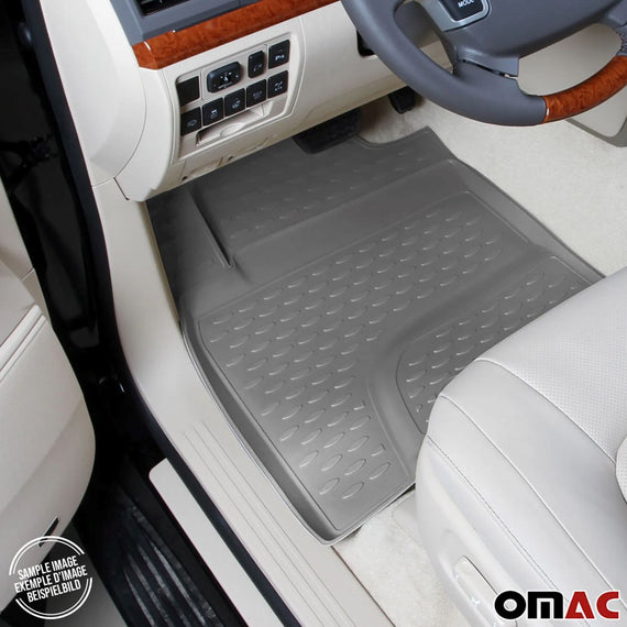 OMAC 2010-2018 Dodge RAM Trucks Crew Cab All Weather Molded 3D Classic Floor Mats Liner