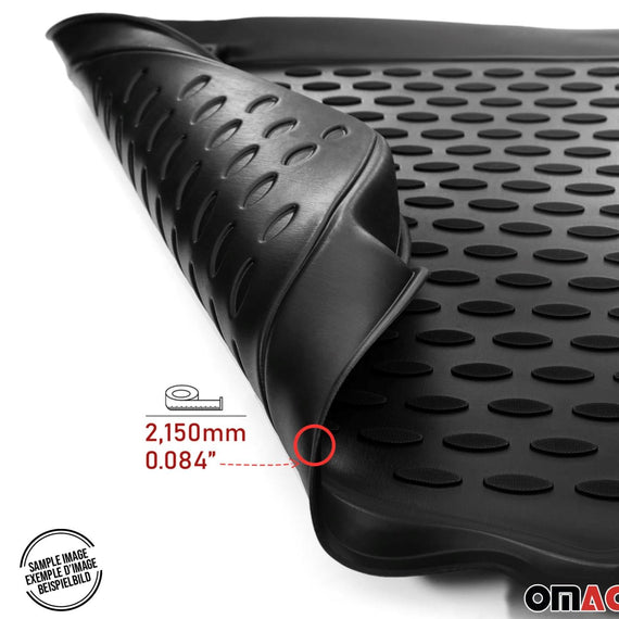 OMAC 2011-2024 Ford Ranger 4-Door TPE Rubber All Weather Classic Floor Mats Liner