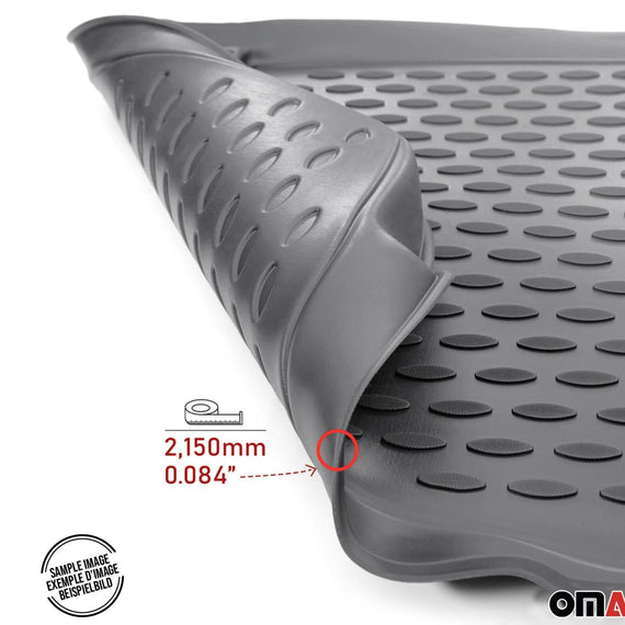 OMAC 2013-2018 Dodge RAM Quad Cab All Weather Molded 3D Classic Floor Mats Liner