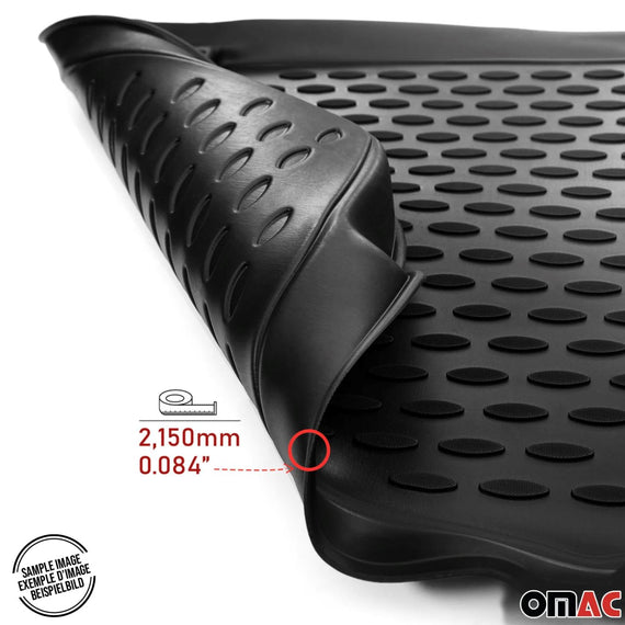 OMAC 2013-2018 Dodge RAM Quad Cab All Weather Molded 3D Classic Floor Mats Liner